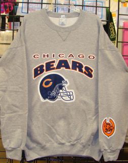   Bears Gray Crew Neck Sweatshirt Big Sizes 2XL 3XL 4XLT 5XL