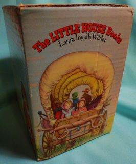 Little House on The Prairie Vintage 1980s Box Set 9 Books Laura 