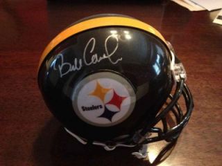 Bill Cowher AUTOGRAPHED SIGNED Pittsburgh Steelers MINI HELMET   COA 