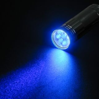 UV Ultra Violet LED Flashlight Blacklight Torch Light
