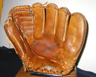 Bill Mazeroski Vintage Baseball Glove MacGregor 1960s Hall of Fame 