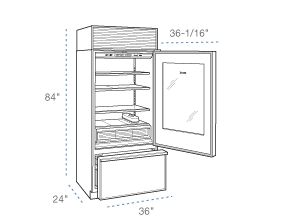   wolf com builtin refrigerators 650refrigerator list price $ 9675