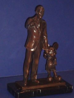 Disney Blaine Gibson Bronze Partners Statue Walt Mickey Statue A P 