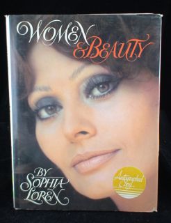 Authentic AutographedCopy of Women & Beauty by Sophia Loren   First 