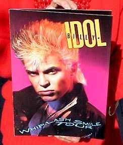 Billy Idol 1986 Tour Program Whiplash Smile