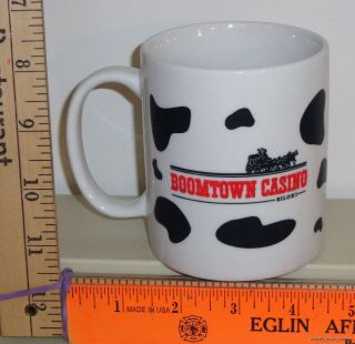 Boomtown Casino Biloxi Mississippi Moo Juice Advertising Coffee Mug 