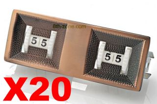 Billiard Pool Table Chrome Bronze Copper Twin Digital Score Counter 
