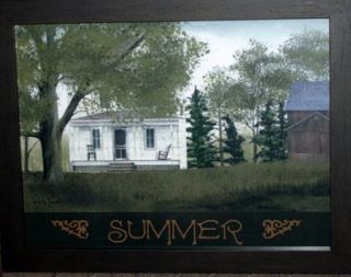 Billy Jacobs Framed Country Art Homestead Print Summer