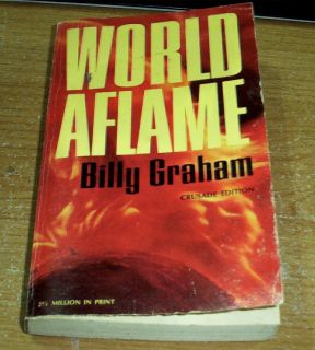   Llamas World Aflame by Billy Graham 1983 Paperback 0311460917