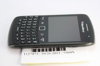 BLACKBERRY CURVE 9360 BLACK UNLOCKED CELL PHONE ATT T MOBILE GSM WEB 
