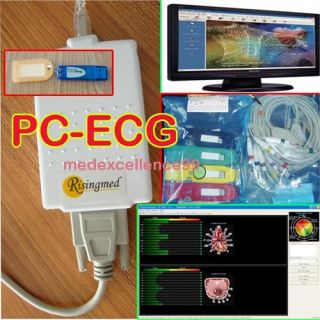 12 Lead Resting PC ECG EKG Wokstation Software Test