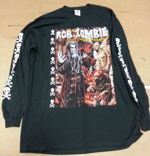 Rob Zombie Hellbilly Deluxe Long Sleeve Mens Tee Shirt Large Black 