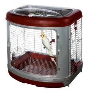 Super Pet Habitat Defined Bird Cage Cockatiel Enrichment Home with 