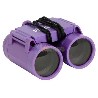 Folding Mini Children Binoculars Telescope Toy Purple