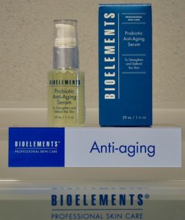 Bioelements Professional Skin Care Probiotic Anti Aging Serum MSRP $66 