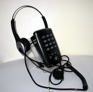 Corded Telephone Dialpad Feature W/ NC Binaural Headset