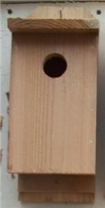 new cedar wood bluebird birdhouse outdoor bird house
