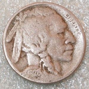 1928 s indian head bisson buffalo nickel 5 cent coin