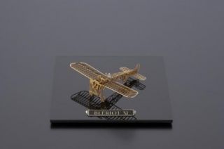 160 Bleriot XI Brass Micro Wing Series Model Kit Airplane Japan New 
