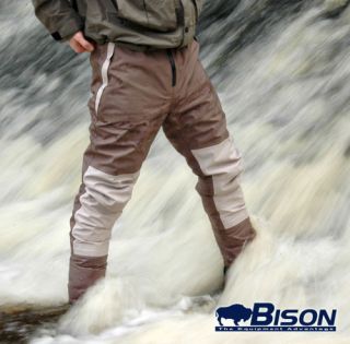 Bison Breathable Stocking Foot Waist Waders M L XL XXL Free Next Day 