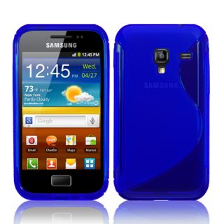   Line Wave Gel Case Cover for Samsung Galaxy Ace Plus S7500 Film