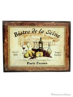 new french bistro wine winery label wall sign plaque this brand new 