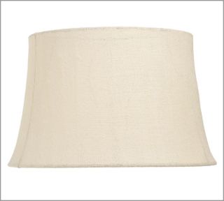   Barn Burlap Tapered Drum Lamp Shade Extra Large Bleached