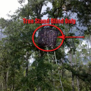 Hunting Deer Blind Wrap for 2 Man Ladder Tree Stand Camo Decoy Cover 