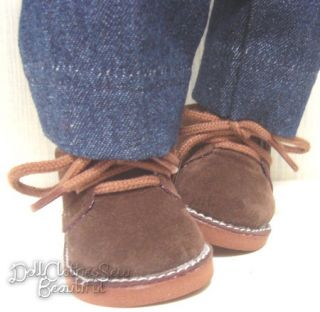 Doll Clothes Fit Bitty Baby Boy Twin Brown Chukka Boots