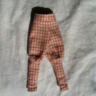 Blythe J Loves B Checkered Pink Pants Perfect Condition Doll Clothes 
