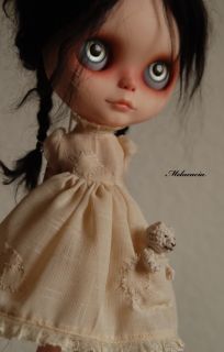 OOAK Custom Rerooted Blythe Art Doll by Melacacia