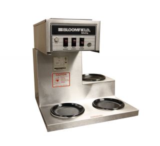 Bloomfield 8571 Koffee King 3 Warmer Coffee Brewer Maker Machine w 