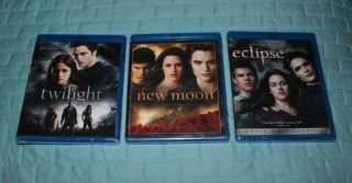 New Twilight Trilogy Twilight New Moon Eclipse Blu Ray