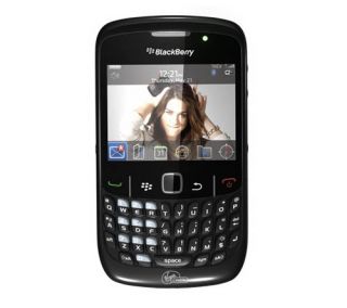 1779 BlackBerry Curve 8530   Black (Virgin Mobile) ★GREAT 