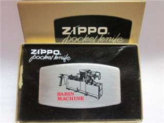   Pocket Knife Sabin Machine c1960 Signed by Philo Blaisdell MIB