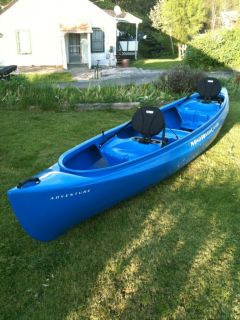 Blue Mad River Canoe