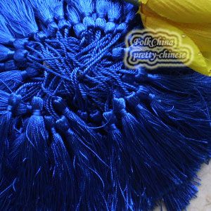 Blue 12cm Tassel Craft Sewing Curtains Trimming Embellishment T7