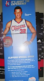 Blake Griffin Los Angeles Clippers NBA Basketball Bookmark Full Color 