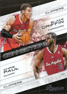 BLAKE GRIFFIN CHRIS PAUL 2012 13 Panini Connections 9 Clippers 