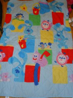 Blues Clues TODDLER BEDDING COMFORTER BLANKET 42x58 MAILBOX TICKETY 