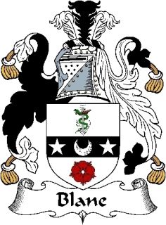 Family Crest Coat of Arms 6 Decal Scottish Blane