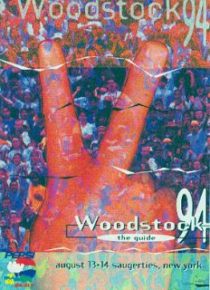 Bob Dylan 1994 Woodstock Festival Concert Program Guide