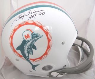 Bob Griese Signed Dolphins HOF Full Size RK Helmet JSA