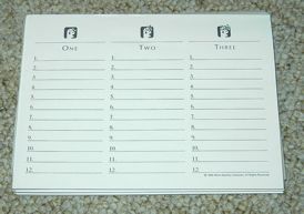 Scattergories Game Parts 2 2 lbs All Blank Score Pads