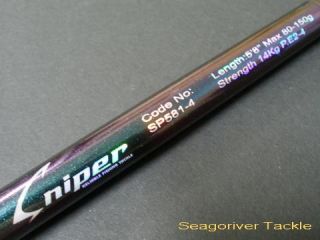 sniper fishing rod building blank sp581 4 14kg this rod is brand new 