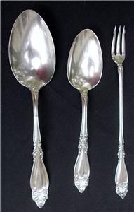 Blenheim Antique Victorian Silverplate Spoons Pickle Fork Wm Rogers 