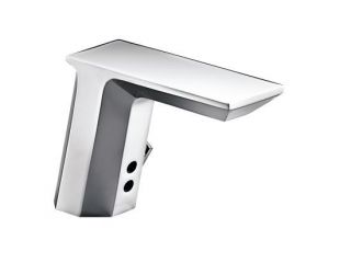 Kohler geometric touchless lavatory faucet with mixer, AC powered