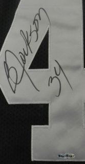 Bo Jackson UDA Autographed Signed Oakland Raiders Black Jersey 64 133 