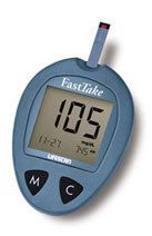 LIFESCAN FASTTAKE BLOOD GLUCOSE DIABETES METER ONLY NEEDS NEW 