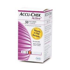 Accu Chek Active Test Strips for Blood Glucose 50 Ea